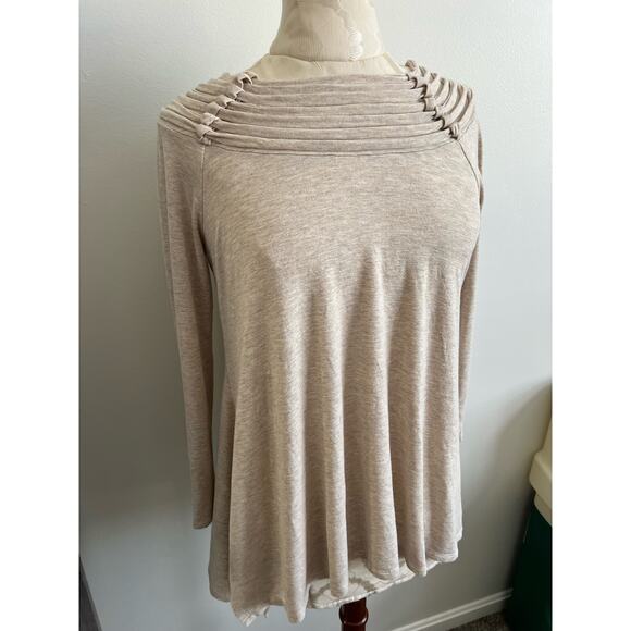 Krazy Kat Wide Neck Long Sleeve Blouse Small - Picture 2 of 8